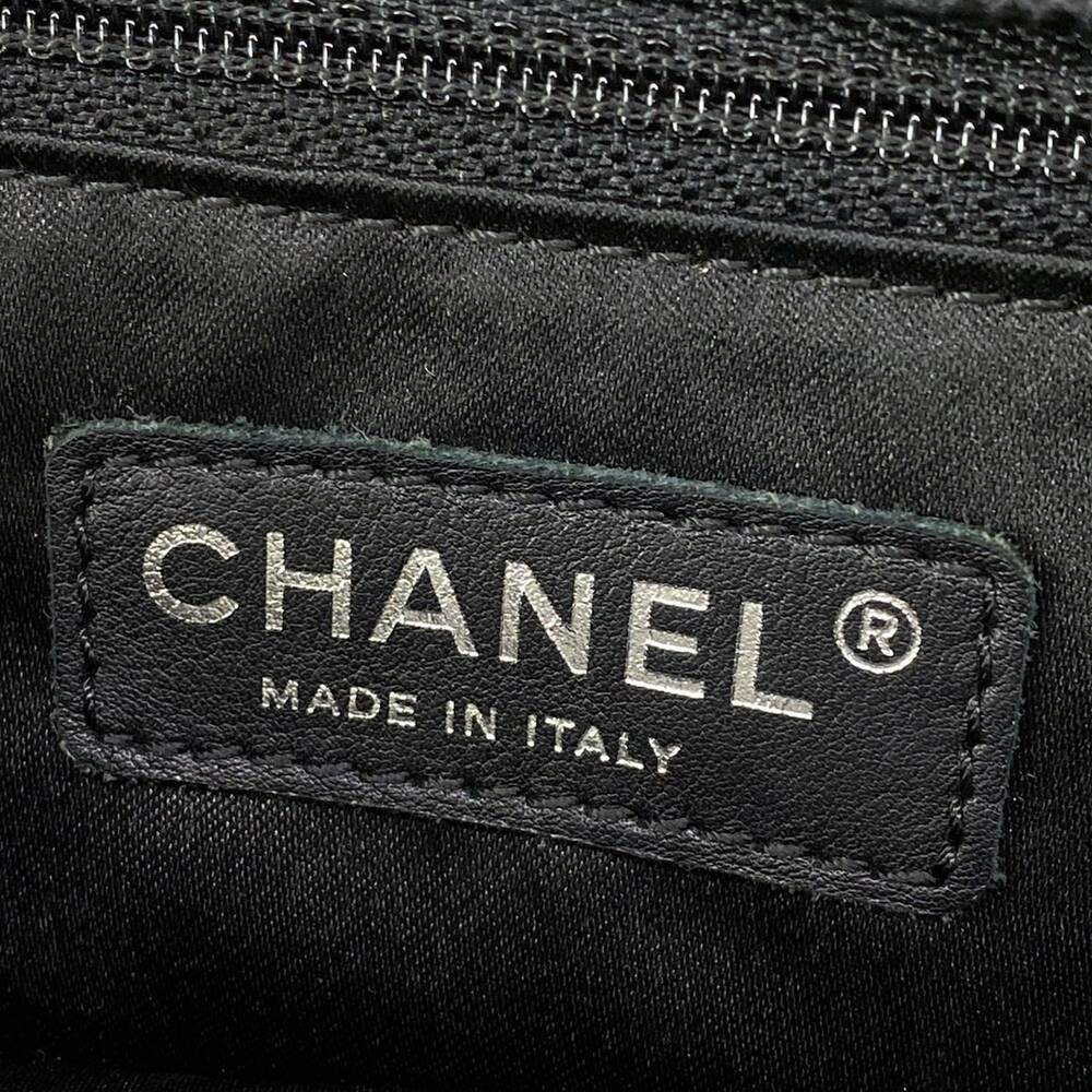 Chanel Reprinted chain tote,GST Tote Bag A50995 Black Silver - Picture 12 of 16